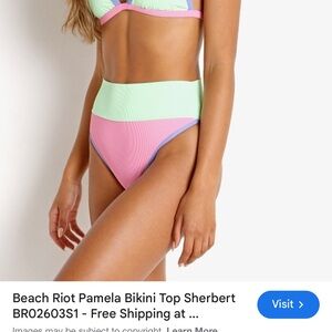 Beach Riot sherbert bikini set